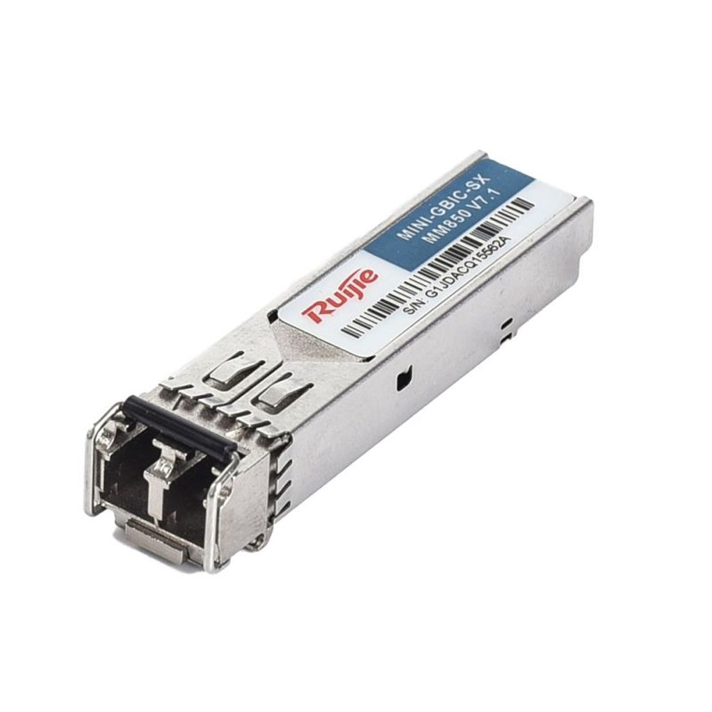 Transceptor Mini-Gbic RUIJIE SFP 1GB Multimodo LC hasta 550m MINI-GBIC-SX-MM850